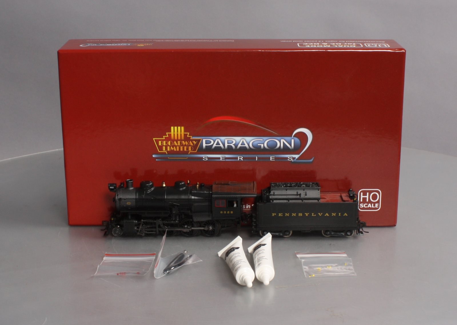 Broadway Limited 2320 HO Pennsylvania H10s 2-8-0 Steam Loco w/Paragon2 #8022