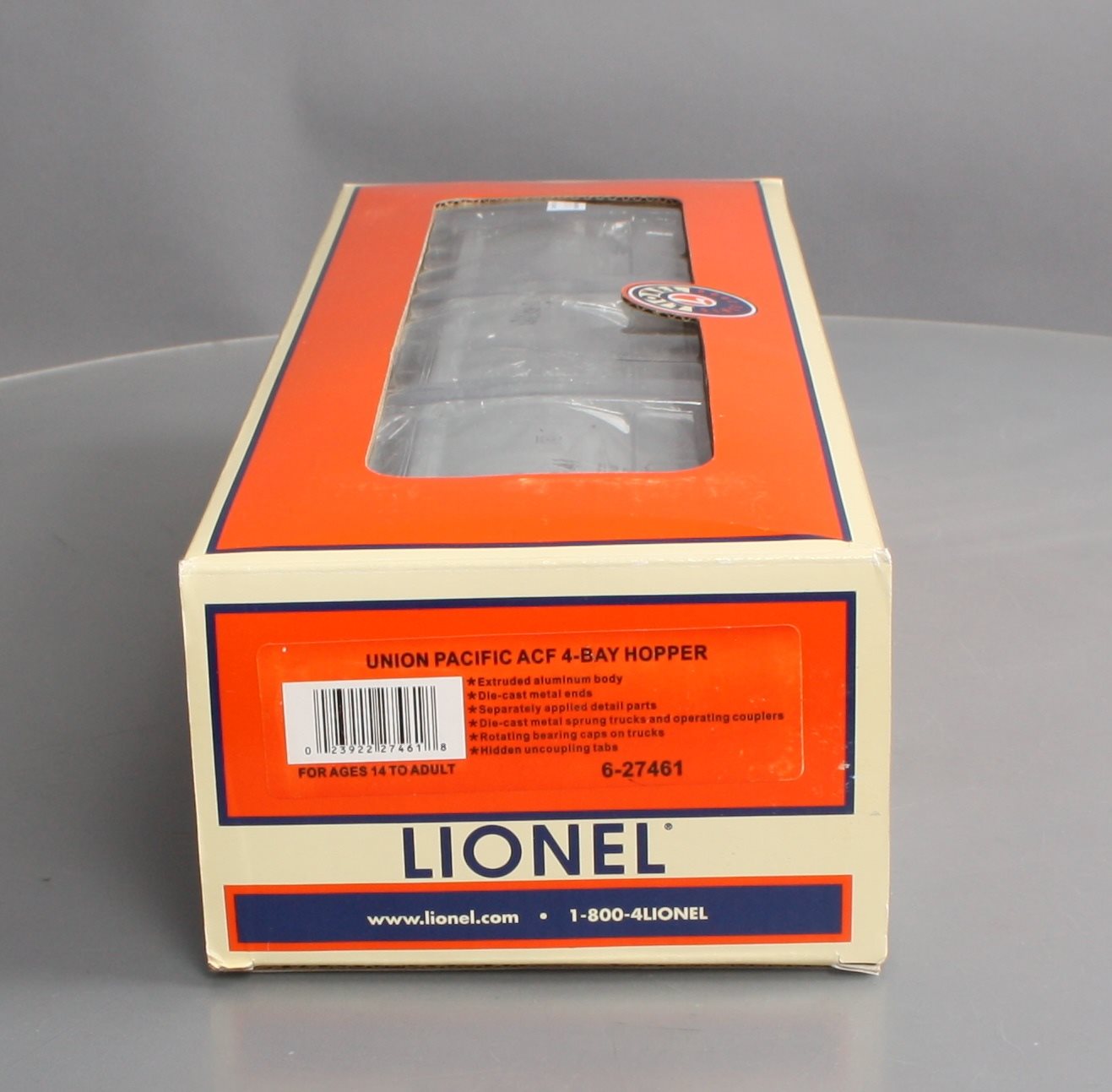 Lionel 6-27461 O Gauge Union Pacific ACF 4-Bay Hopper #91341