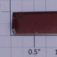 Delton 10016-3CAR 2-8-0 C-16 Cab Awning/Visor Red