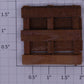 Acme 1010-7 Realistic Distressed Wood Pallet