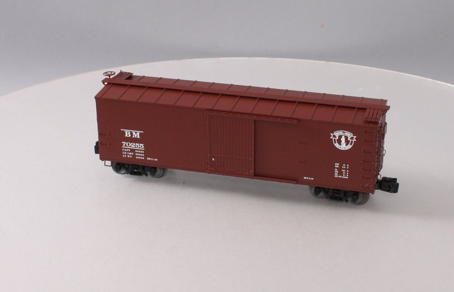 Lionel 6-83348 O Boston & Maine Double Door Sheath Boxcar #70255