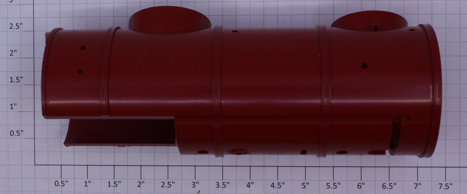 Delton 10016-12RED 2-8-0 C-16 Red Boiler Shell