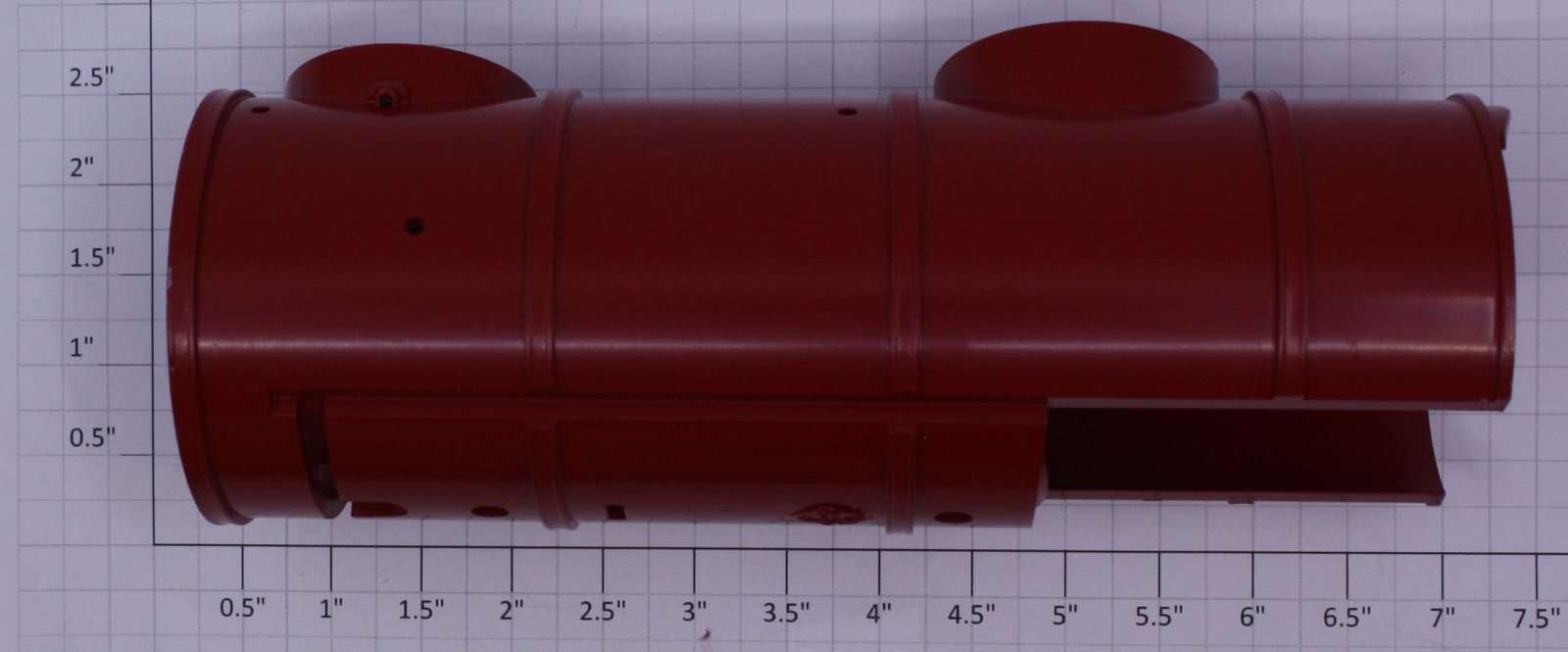 Delton 10016-12RED 2-8-0 C-16 Red Boiler Shell