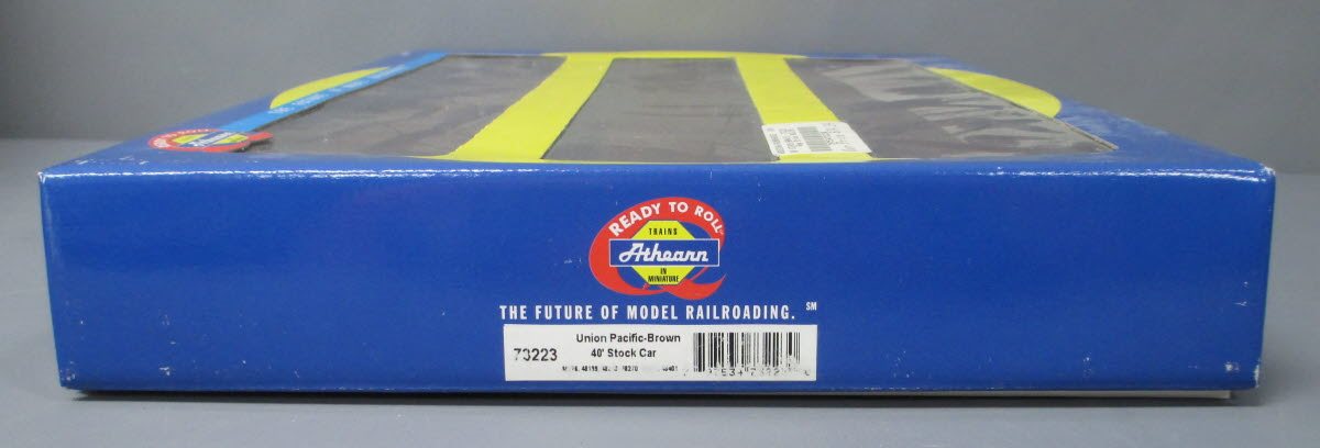 Athearn 73223 HO Gauge Union Pacific 40' Brown Stock Cars (Set of 6)