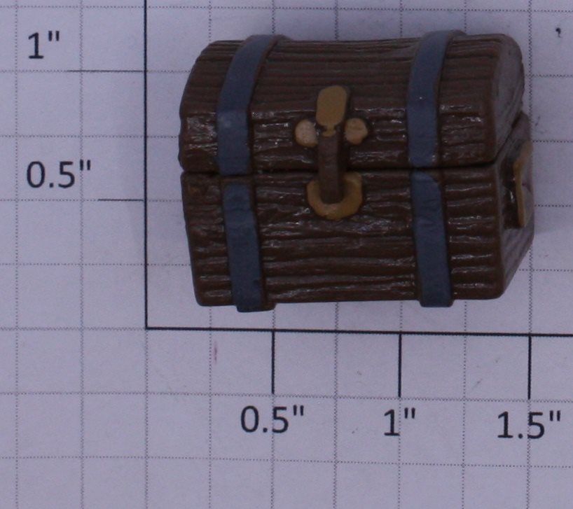 Acme 1000X-216 Detailed Flexible Plastic Treasure Chest