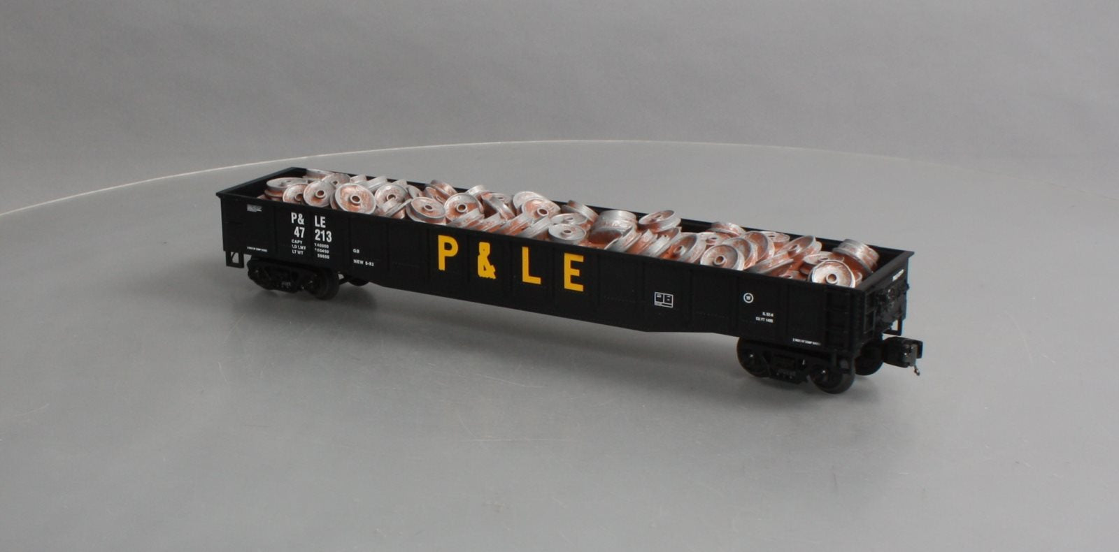 MTH 20-98077 Pittsburgh & Lake Erie Gondola Car w/Wheel Scrap Load V2