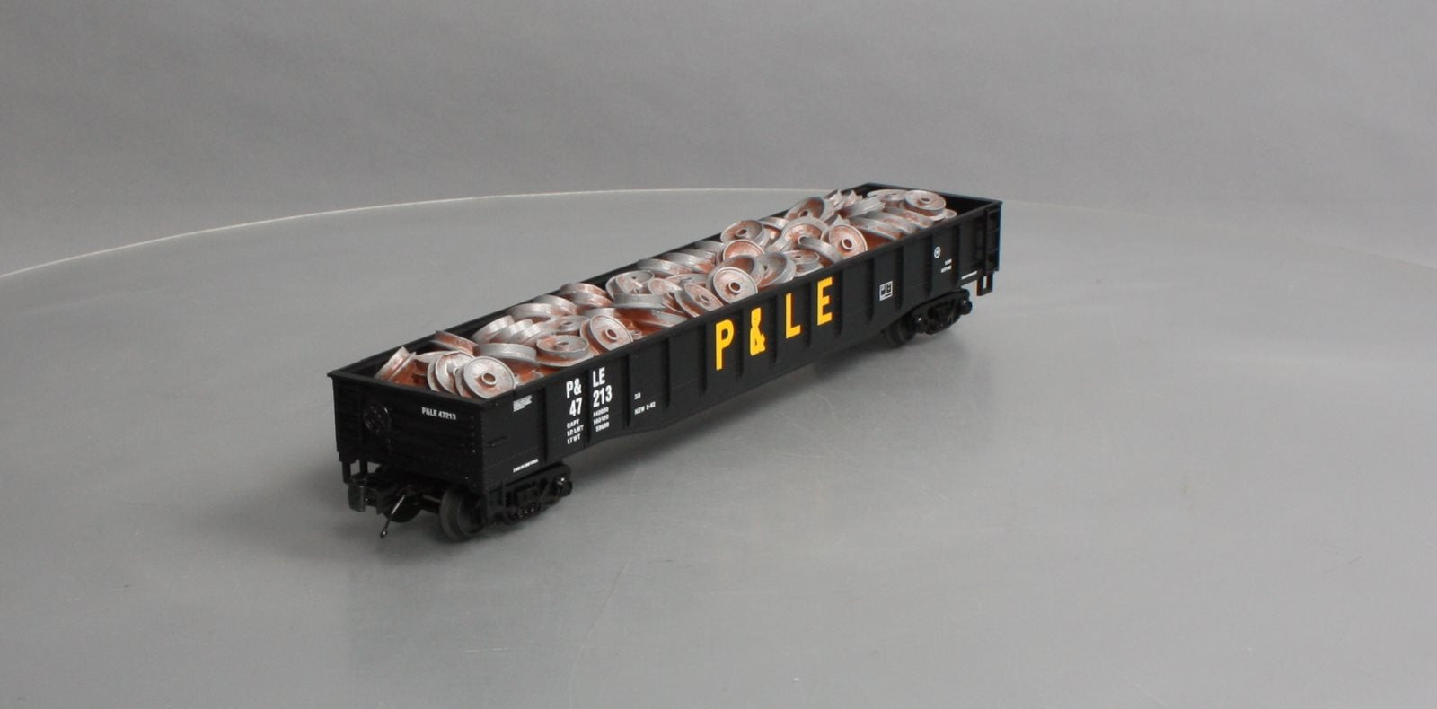 MTH 20-98077 Pittsburgh & Lake Erie Gondola Car w/Wheel Scrap Load V2
