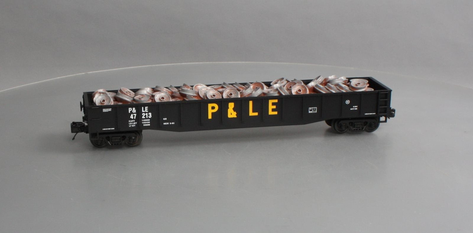 MTH 20-98077 Pittsburgh & Lake Erie Gondola Car w/Wheel Scrap Load V2