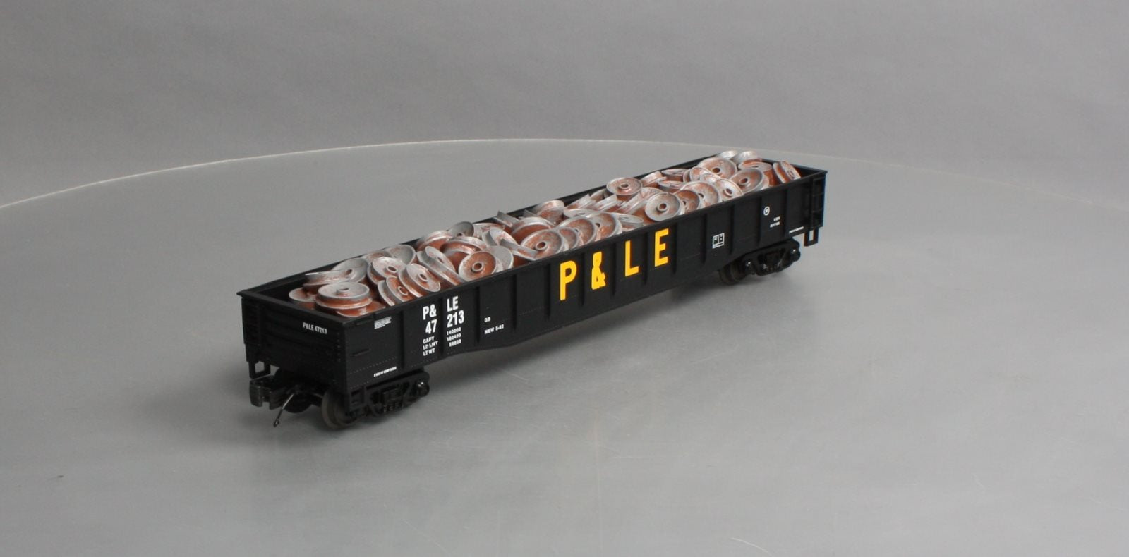 MTH 20-98077 Pittsburgh & Lake Erie Gondola Car w/Wheel Scrap Load V2