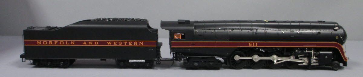 MTH 20-3571-1 Norfolk & Western 4-8-4 J Steam Engine #611 w/PS 3.0 (Hi-Rail)
