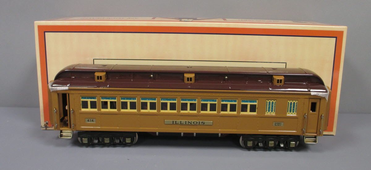 MTH 11-40029 Standard Gauge Illinois Two-Tone Brown State Coach Car