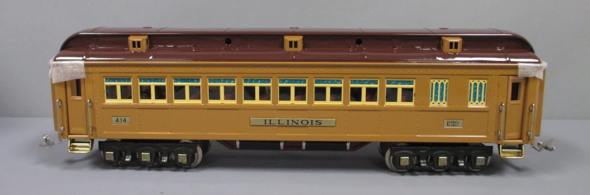 MTH 11-40029 Standard Gauge Illinois Two-Tone Brown State Coach Car