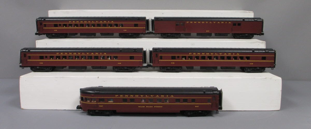 MTH 20-65213 O Pennsylvania Premier 70' Streamlined Passenger Car Set (Set of 5)