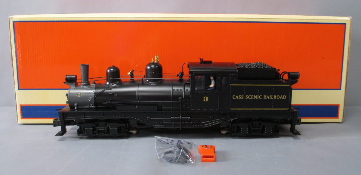 Lionel 6-11363 O Cass Scenic Legacy 2-Truck Shay Locomotive #3