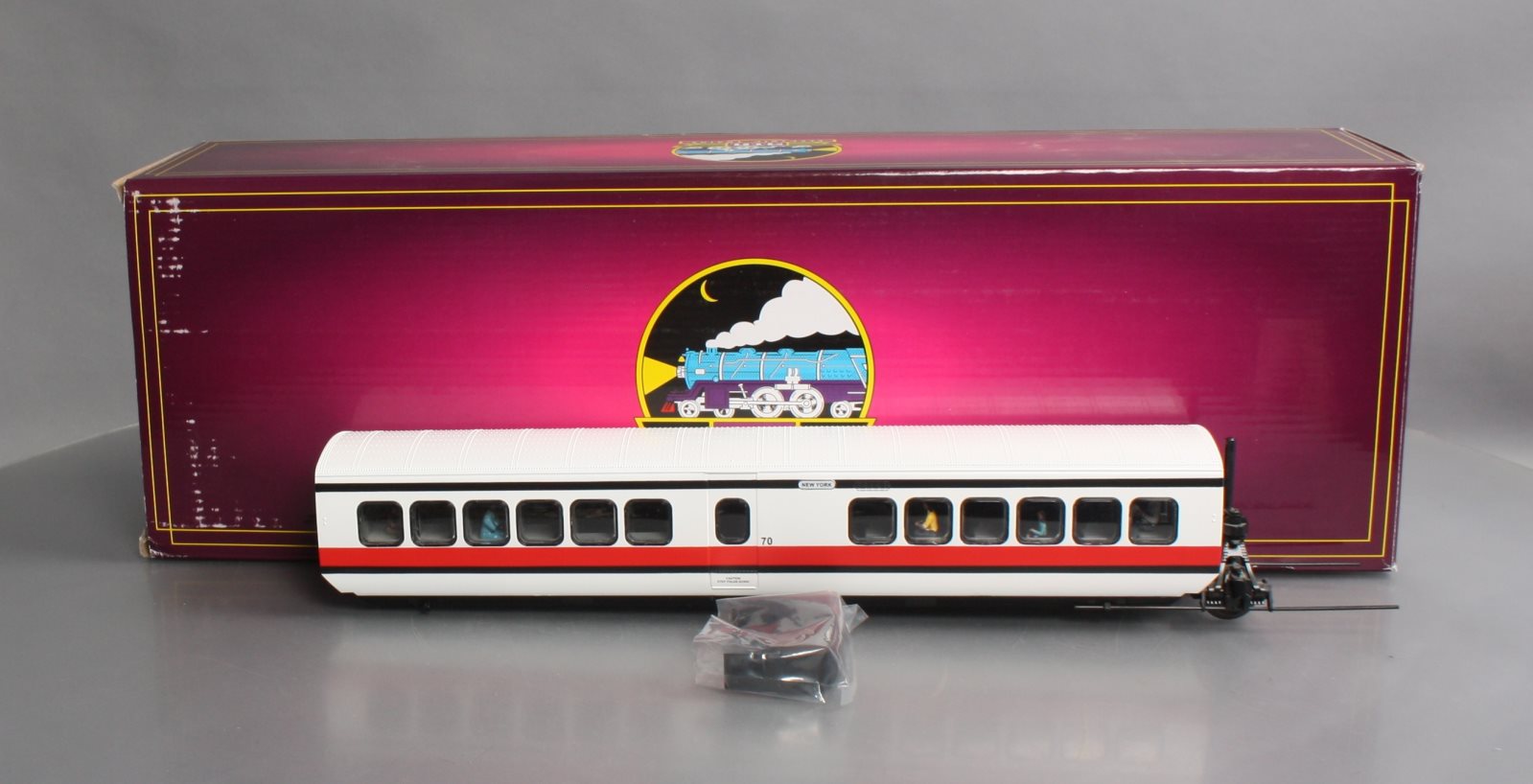 MTH 20-60014 O Gauge Amtrak Turbotrain Passenger Car #70 – Trainz