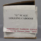 NorthEast Narrow Gauge G Scale Logging Caboose Wood & Metal Kit