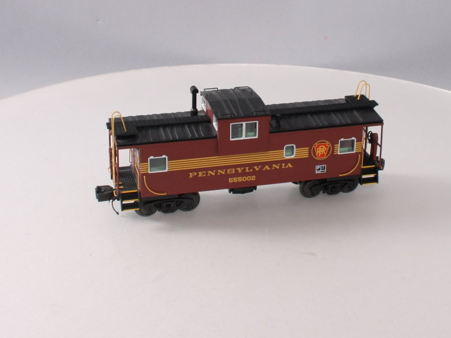 MTH 20-91389 O Gauge O PRR Extended Vision Caboose