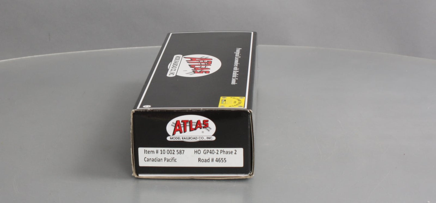Atlas 10002587 HO Canadian Pacific GP40-2 Diesel Locomotive #4655 - LokSound/DCC