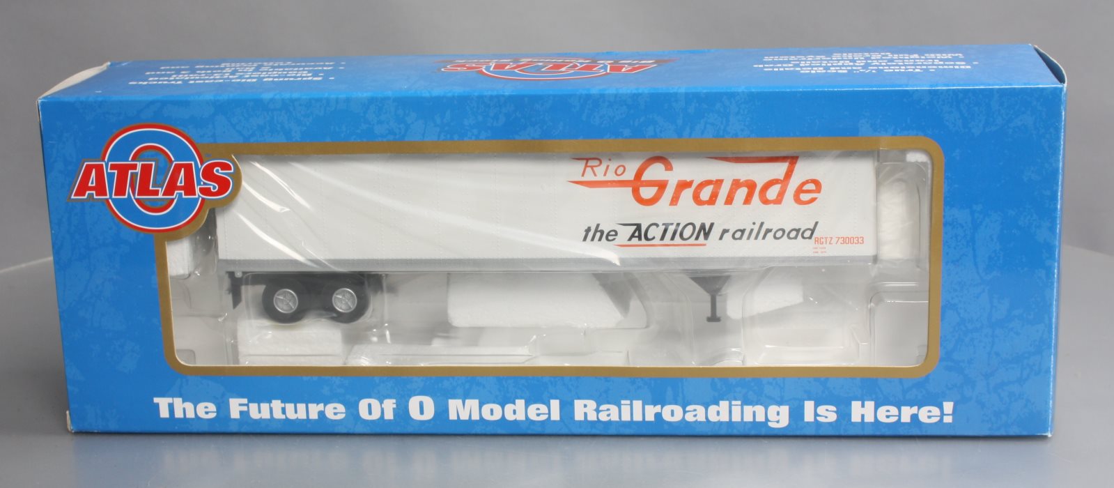 Atlas 8953-3 O Scale Rio Grande Separate-Sale 45` Pines Trailer #730033