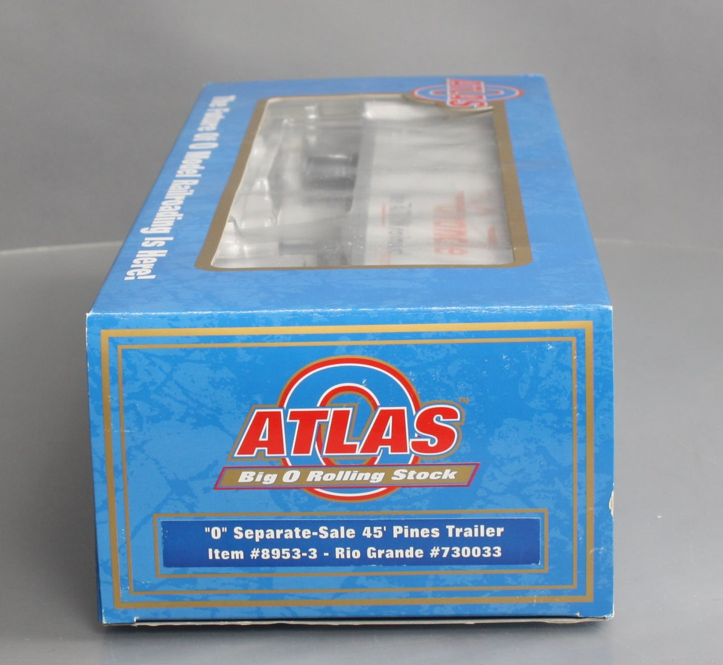 Atlas 8953-3 O Scale Rio Grande Separate-Sale 45` Pines Trailer #730033
