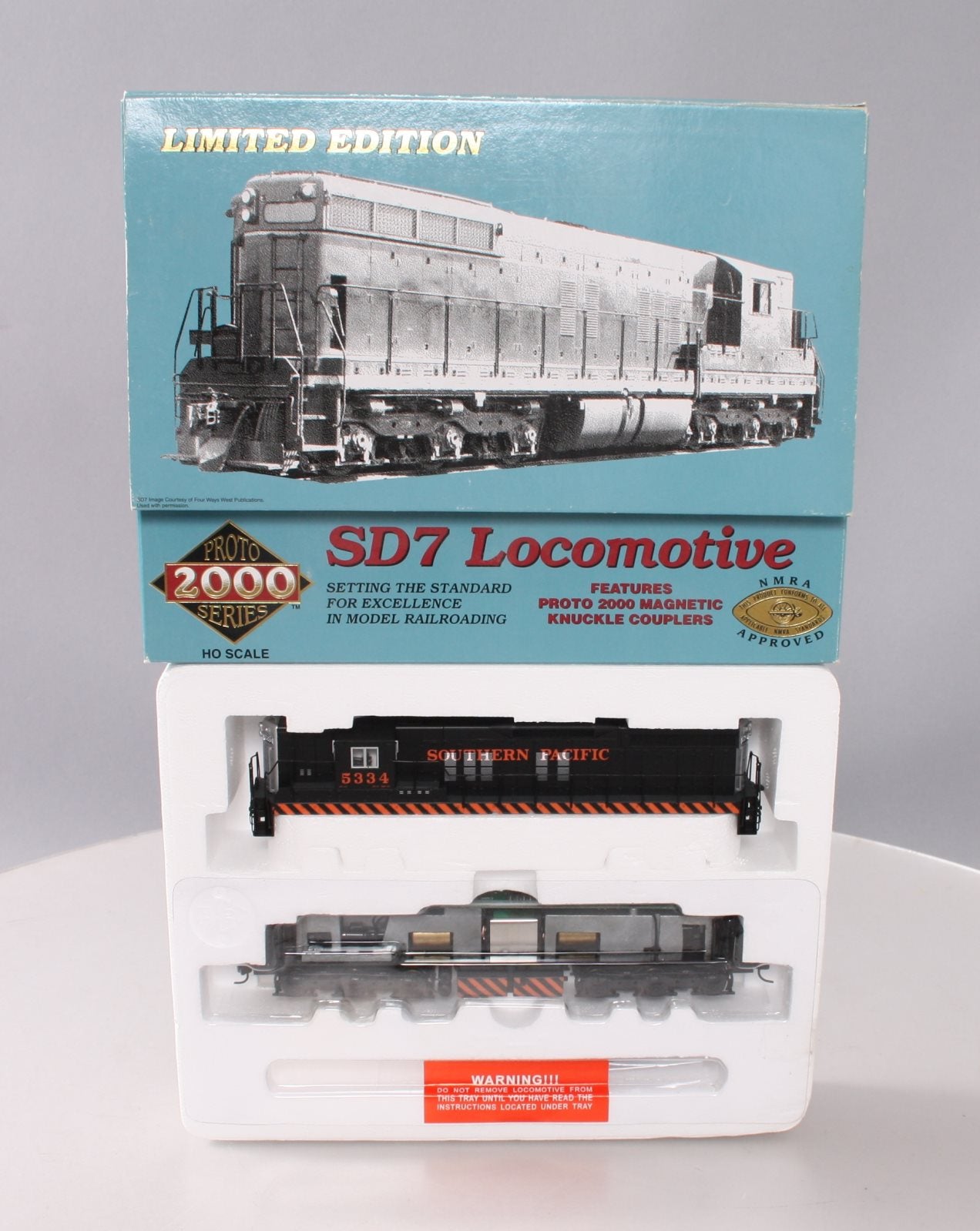 Proto 2000 30148 HO Scale Southern Pacific #5334 SD7 Diesel Locomotive