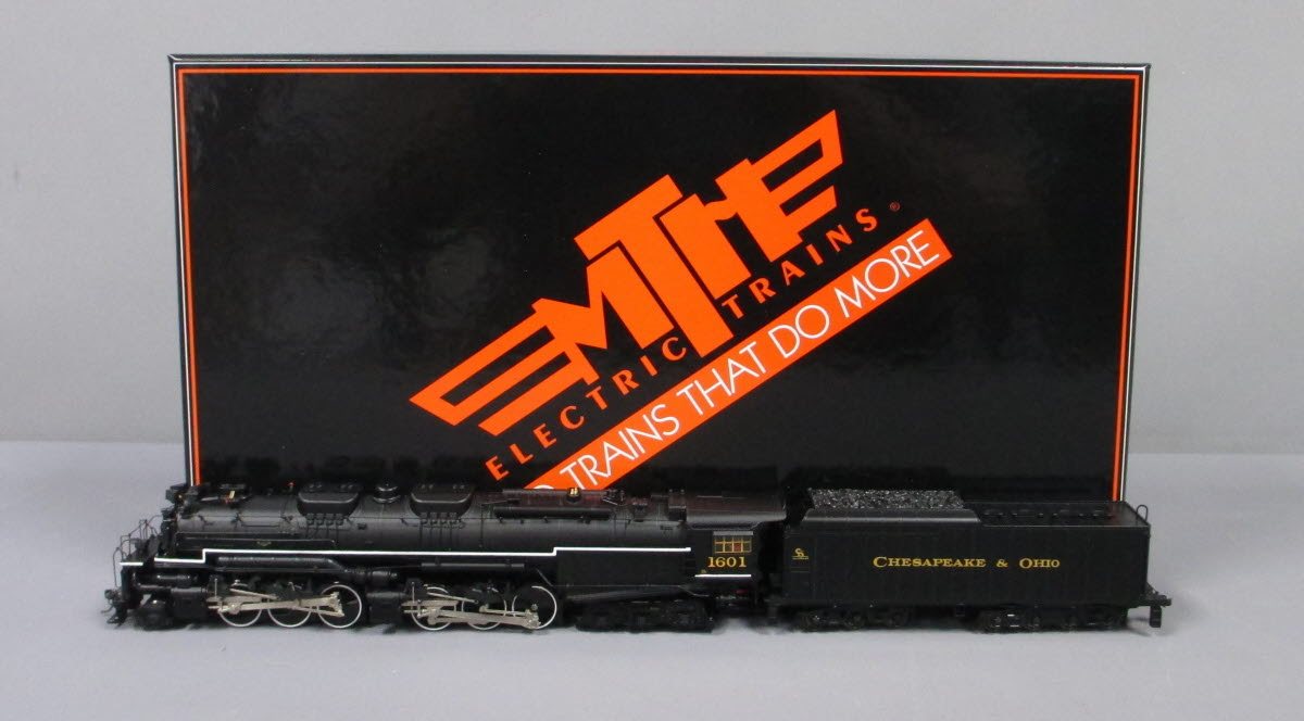 MTH 80-3249-1 HO C&O 2-6-6-6 Allegheny Steam Engine w/PS3 #1601