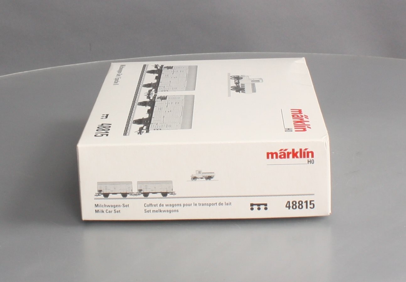 Marklin 48815 DRG HO Milk Car Set with Truck (Set of 2)