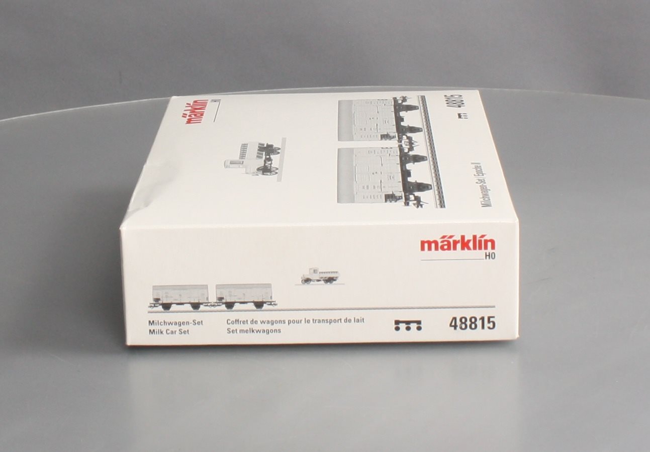 Marklin 48815 DRG HO Milk Car Set with Truck (Set of 2)