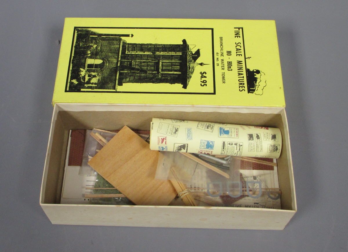 Fine Scale Miniatures 25 HO And HOn3 Branchline Wather Tower Kit