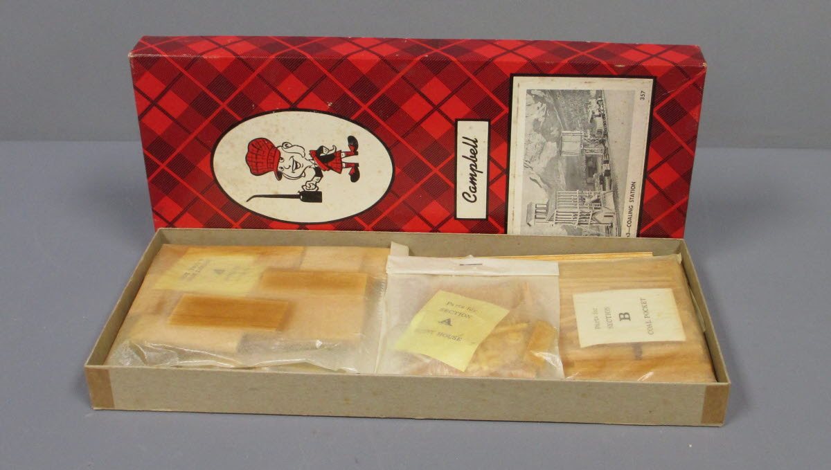 Campbell Scale Models 357-1095 HO Scale Coaling Station Kit