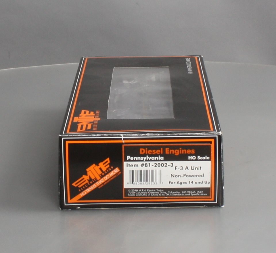 MTH 81-2002-3 HO Scale Pennsylvania F-3 Non Powered A Unit Diesel Engine