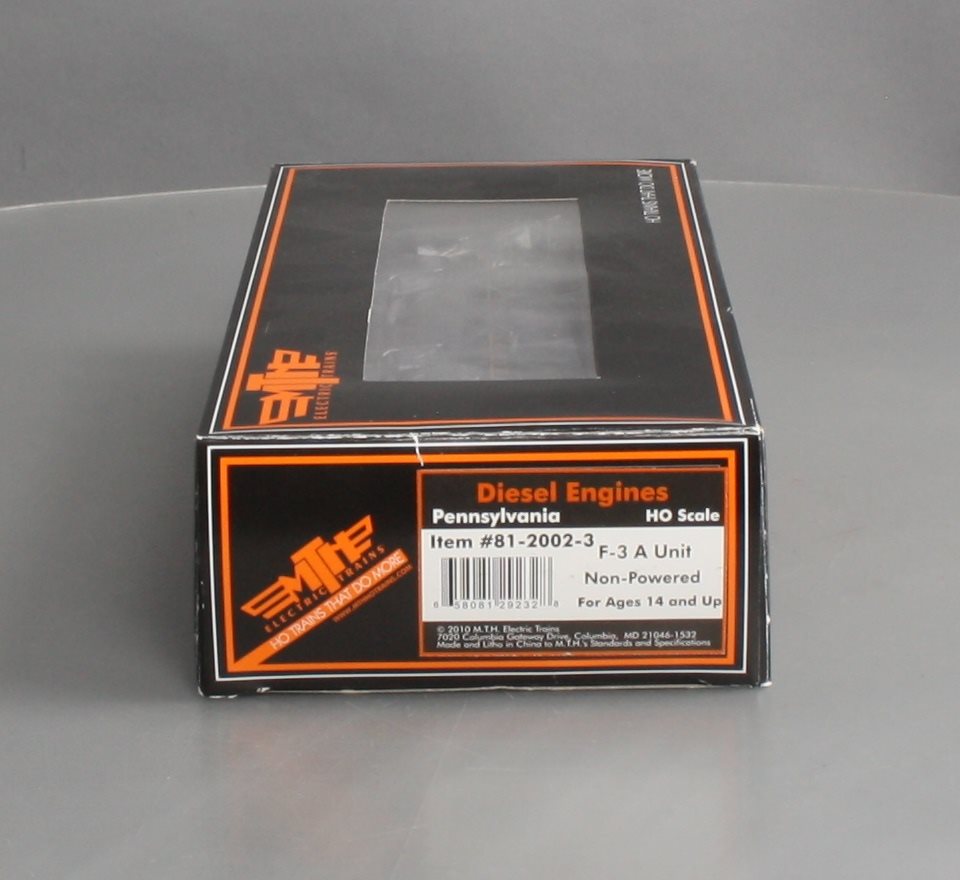 MTH 81-2002-3 HO Scale Pennsylvania F-3 Non Powered A Unit Diesel Engine
