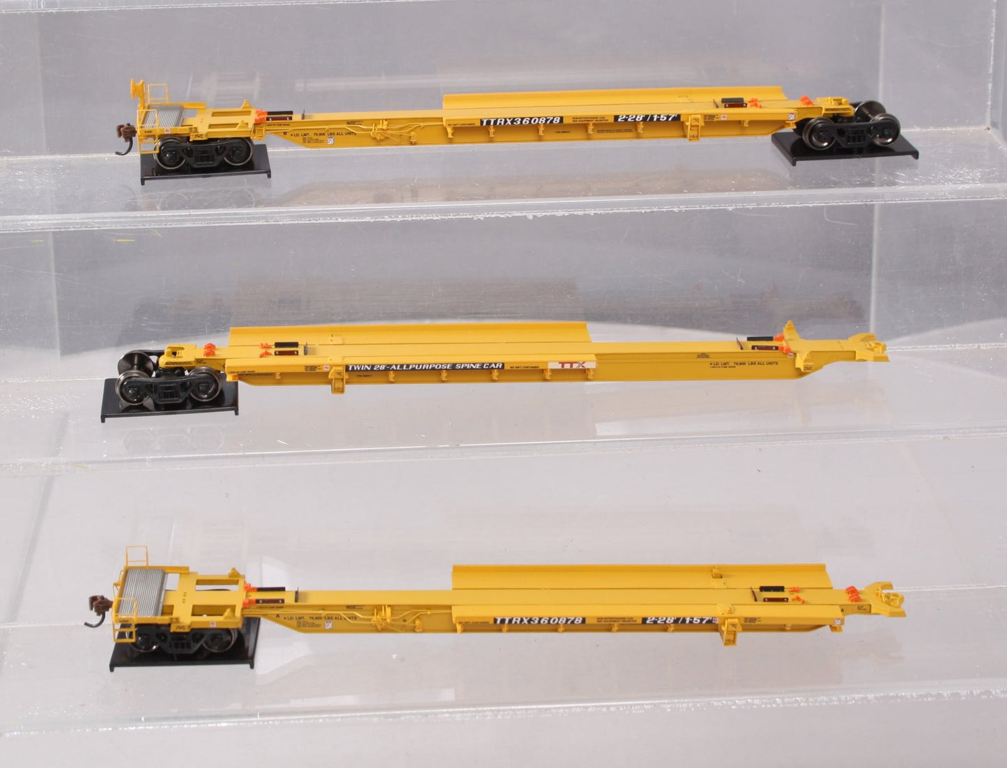 Athearn 28925 HO RTR 57' Trinity Spine Car,TTRX/New Logo #360878