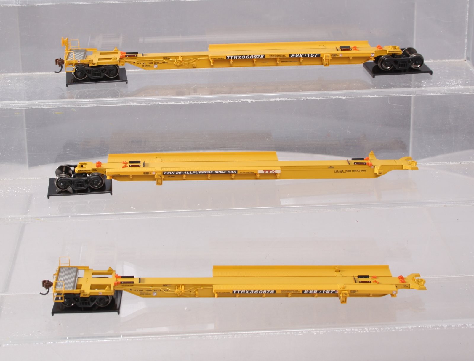 Athearn 28925 HO RTR 57' Trinity Spine Car,TTRX/New Logo #360878