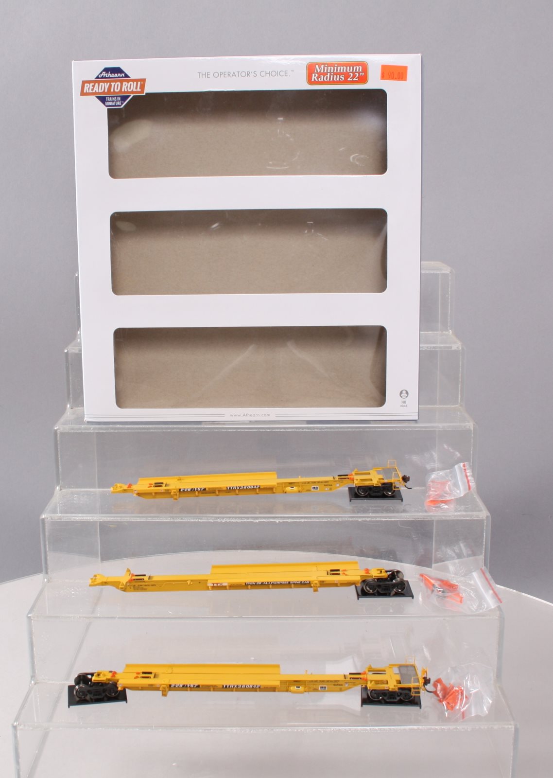 Athearn 28924 HO RTR 57' Trinity Spine Car,TTRX/New Logo #360842