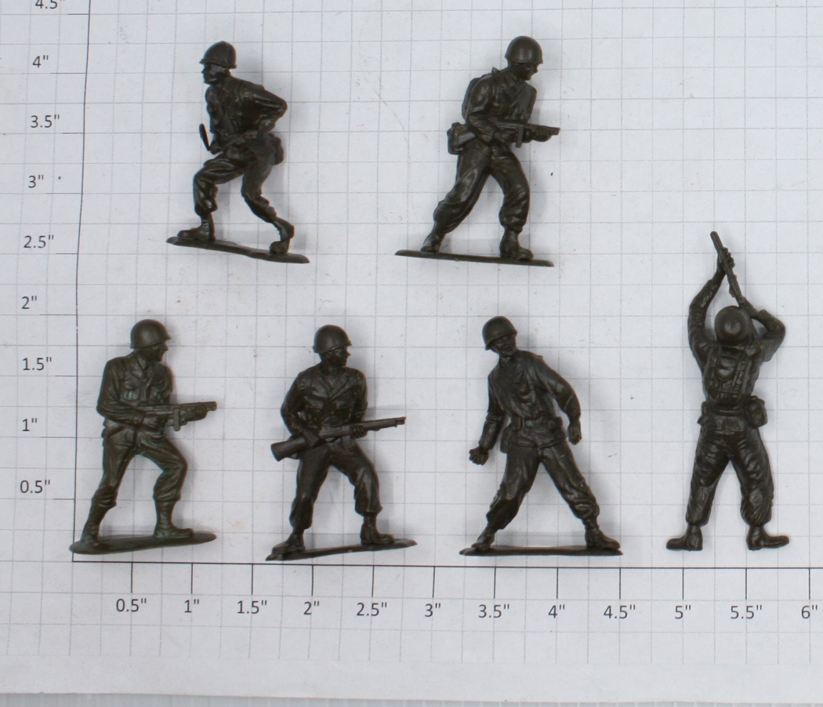 Acme 100-62-33 Army Figures Assortment (Set of 6)