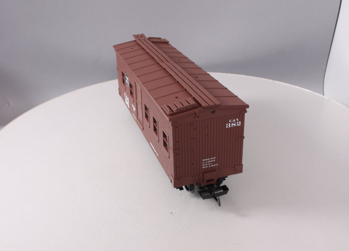 USA Trains R1847 G Colorado & Southern Brown Kitchen Car #382 - Metal Wheels