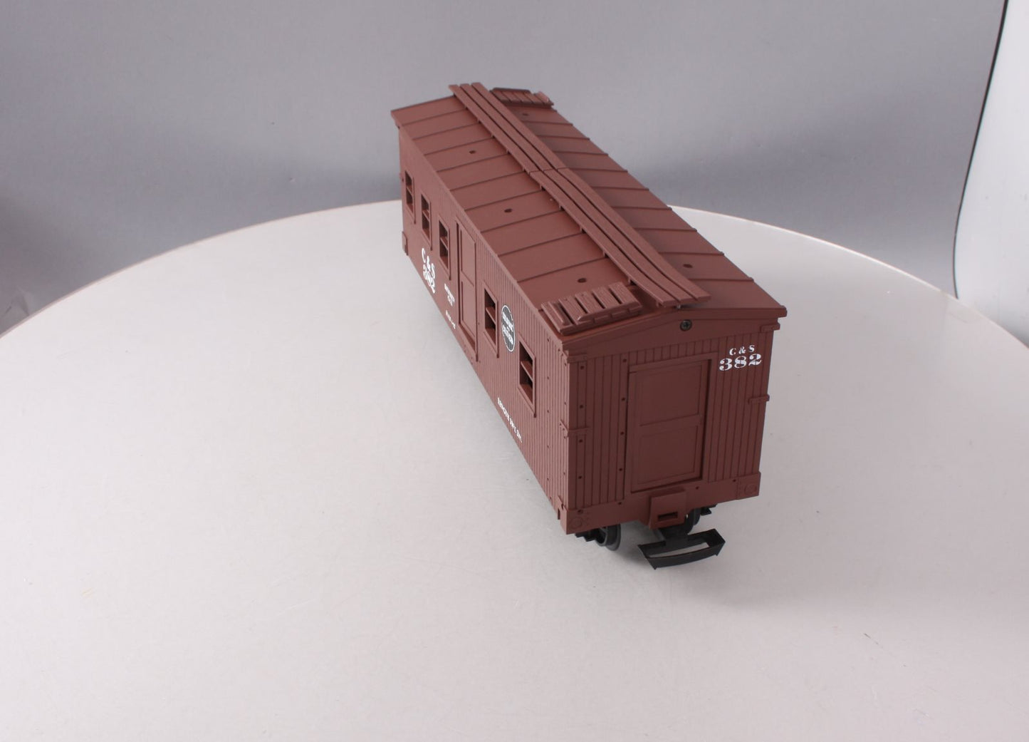 USA Trains R1847 G Colorado & Southern Brown Kitchen Car #382 - Metal Wheels