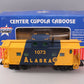 USA Trains R12151 G Alaska Railroad Ultimate Series Center-Cupola Steel Caboose
