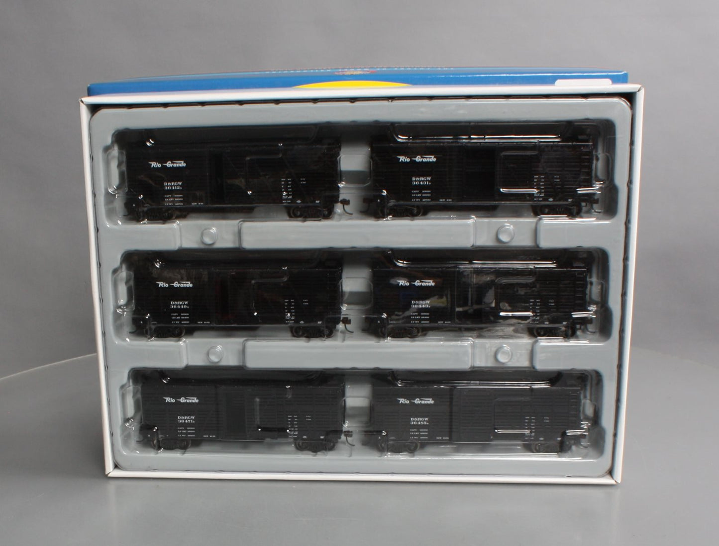 Athearn 73222 HO Rio Grande 40' Stock Car (Pack of 6)