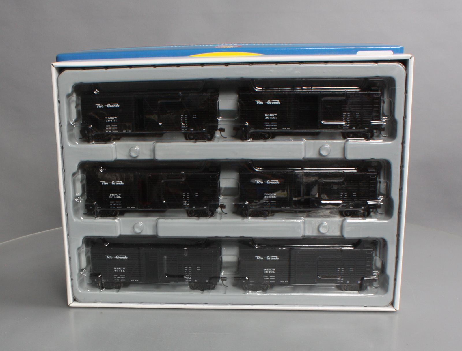 Athearn 73222 HO Rio Grande 40' Stock Car (Pack of 6)