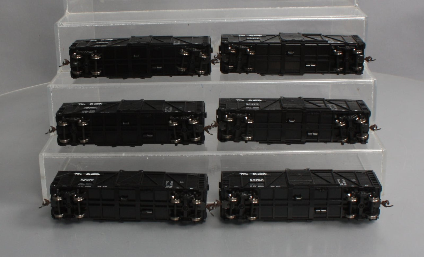 Athearn 73222 HO Rio Grande 40' Stock Car (Pack of 6)