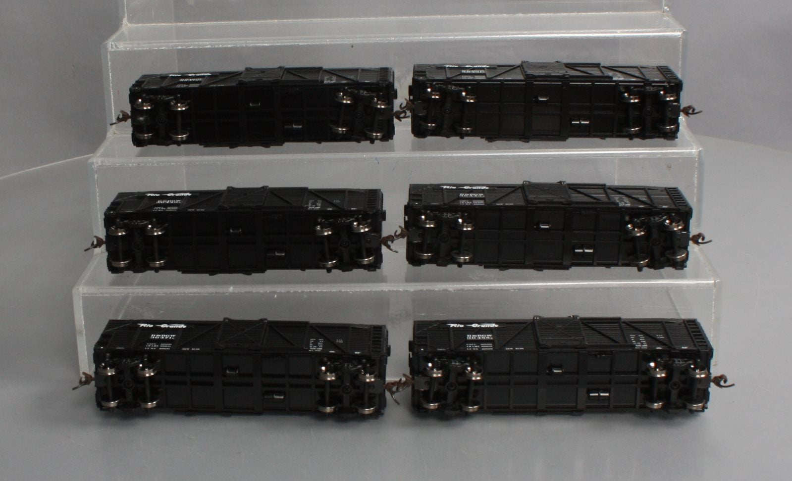 Athearn 73222 HO Rio Grande 40' Stock Car (Pack of 6)