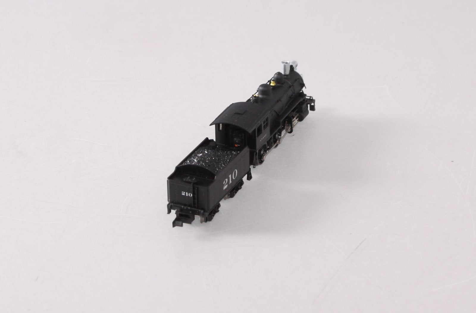 Model Power 87634 N Scale Santa Fe 4-4-0 Steam Locomotive #210