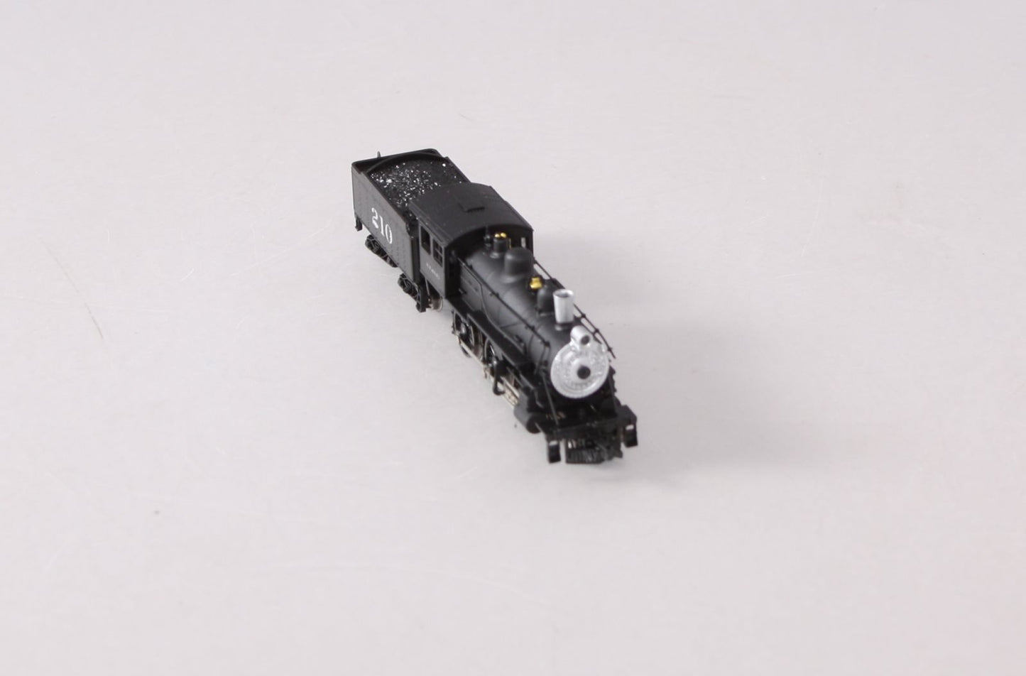 Model Power 87634 N Scale Santa Fe 4-4-0 Steam Locomotive #210