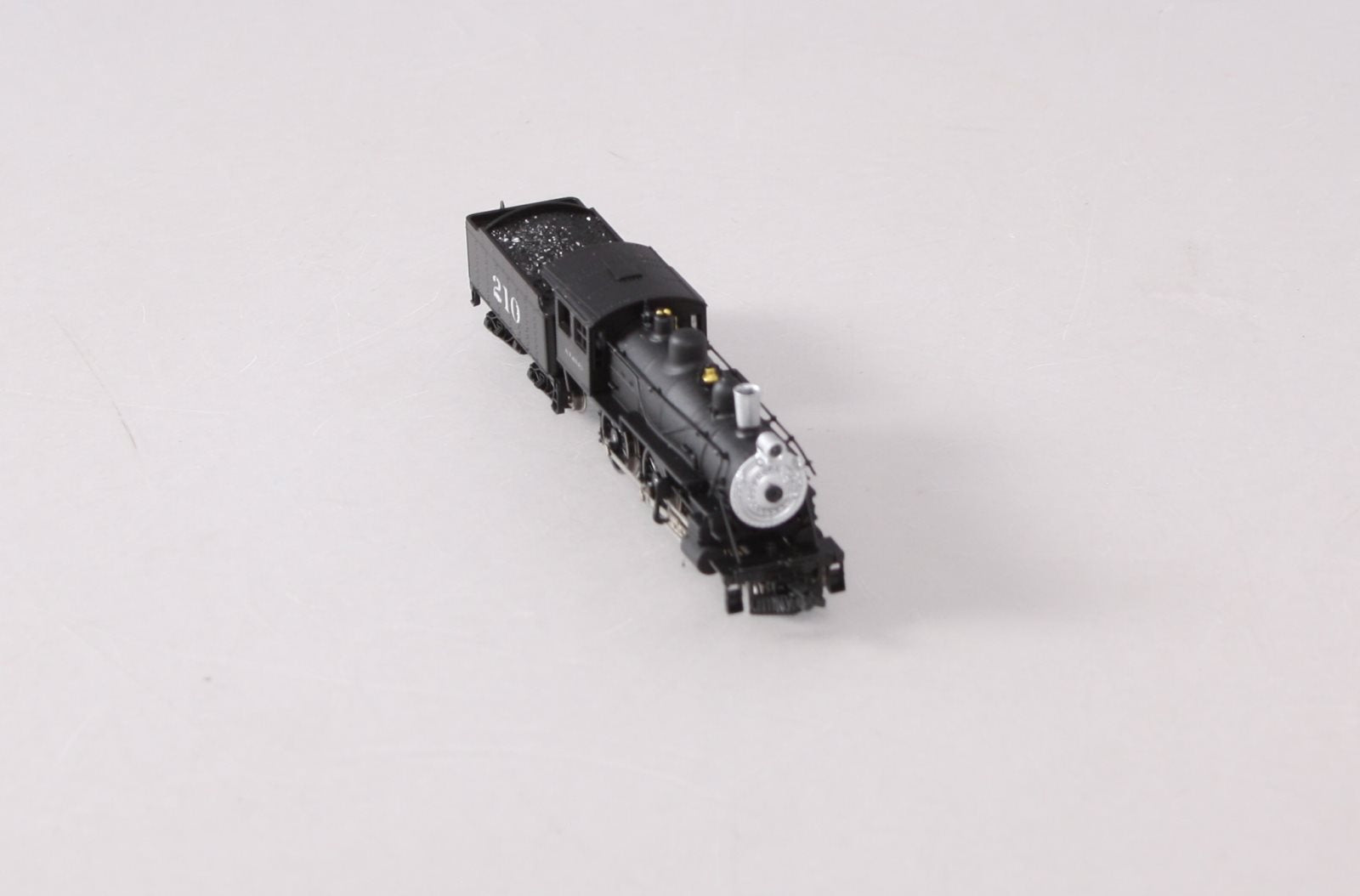 Model Power 87634 N Scale Santa Fe 4-4-0 Steam Locomotive #210