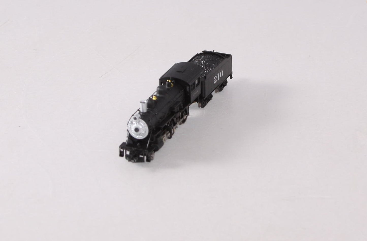 Model Power 87634 N Scale Santa Fe 4-4-0 Steam Locomotive #210
