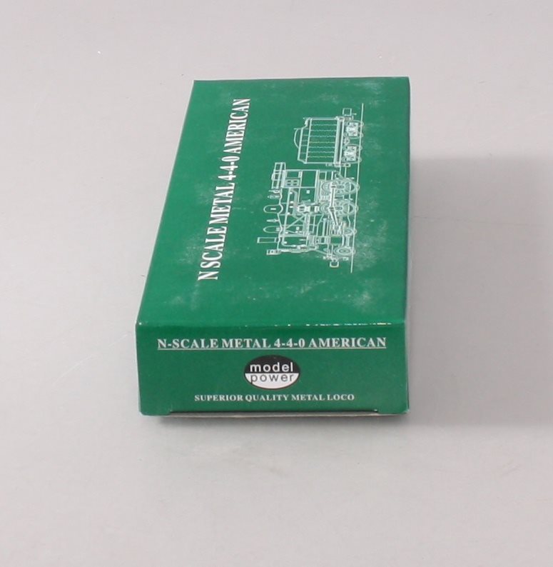 Model Power 87634 N Scale Santa Fe 4-4-0 Steam Locomotive #210