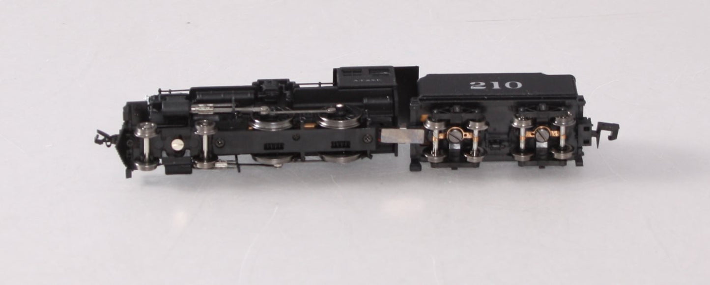Model Power 87634 N Scale Santa Fe 4-4-0 Steam Locomotive #210
