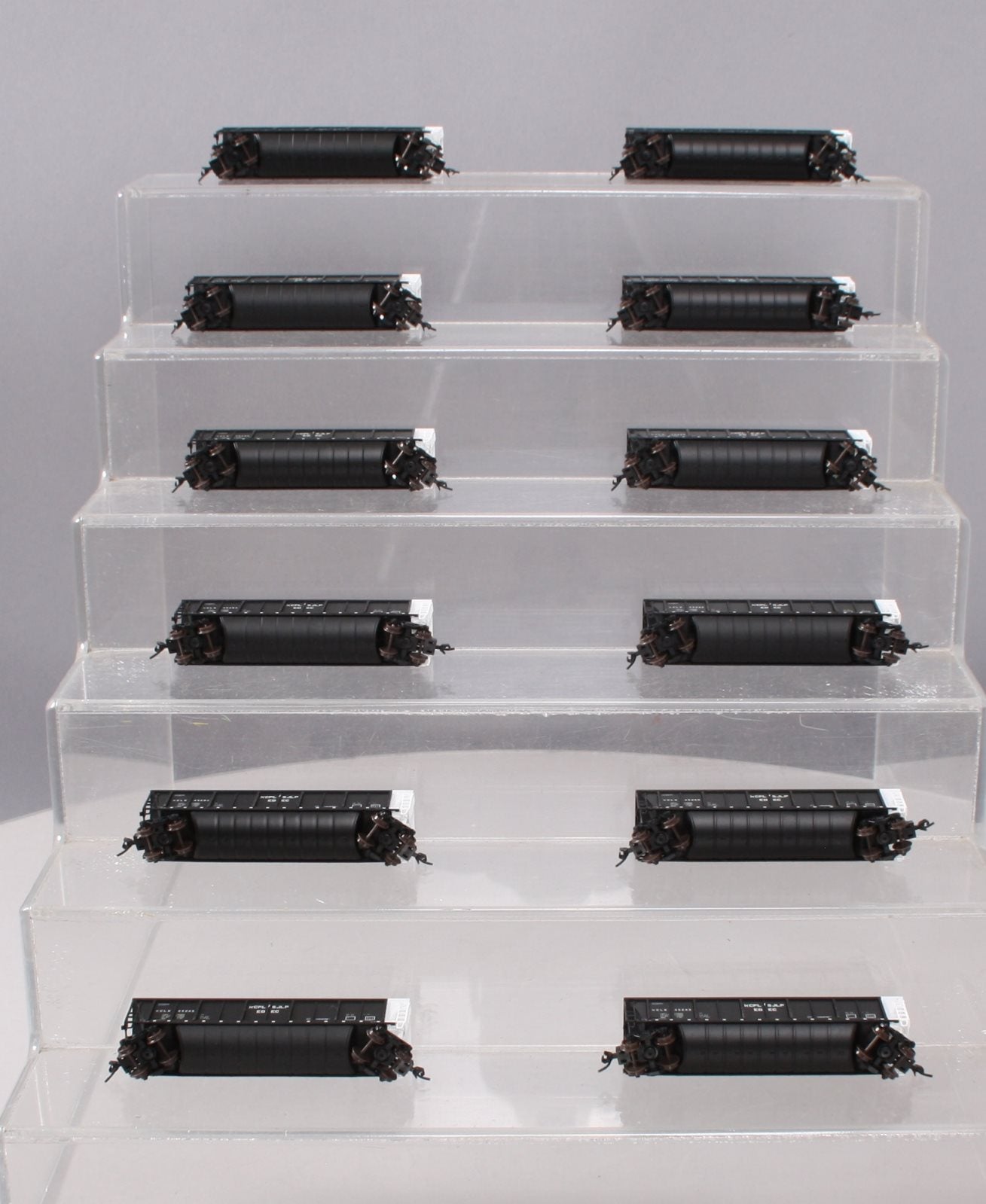 Atlas 43809 N Scale KCPL Coalveyor Bathtub Gondola Set (Set of 12)